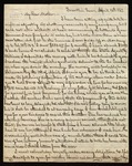 Letter from Marshall Blair Clason to his mother-in-law by Marshall Blair Clason