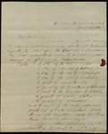 Letter from N.C. Coffin to James B. Finley