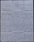 Letter from George Wells to James B. Finley