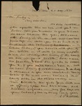 Letter from S.P. Hildreth to James B. Finley