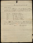 Letter from George C. Crume to James B. Finley by George C. Crume