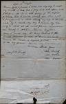 Letter from John Snively to James B. Finley