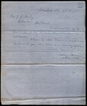 Letter from Henry Howe to James B. Finley by Henry Howe