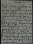 Letter from W. Herr to James B. Finley