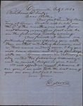 Letter from C. Moore to James B. Finley