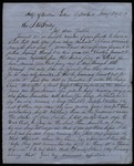 Letter from John M. Bradstreet to James B. Finley