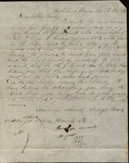 Letter from George Mole to James B. Finley