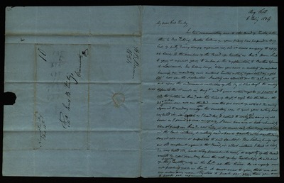 "Letter From Henry Bidleman Bascom To James B. Finley" By H.B. Bascom