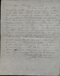 Letter from John Teesdale to James B. Finley
