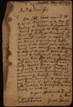 Letter from Joseph Emerson to Rev. ?