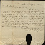 Letter from D. Jenkins to James B. Finley