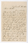 Letter from Wilbur F. Armstrong to Jacob G. Armstrong by Wilbur F. Armstrong