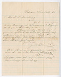 Letter from Zachariah Chandler to Thomas S. Armstrong by Zachariah Chandler