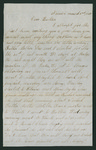 Letter from Flavilla Armstrong to Thomas S. Armstrong by Flavilla Armstrong