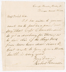 Letter from Robert Hanson to Francis P. Porter