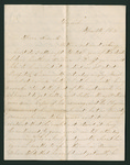 Letter from Mary Armstrong to Francis P. Porter by Mary Armstrong