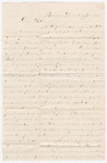 Letter from George W. Porter to John Porter by George W. Porter
