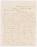 Letter from George W. Porter to Francis P. Porter
