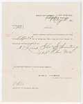 Letter from Henry P. Fox to Thomas S. Armstrong