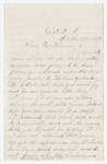 Letter from Jacob G. Armstrong to Thomas S. Armstrong