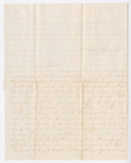 Letter from Mary Armstrong to Francis P. Porter by Mary Armstrong