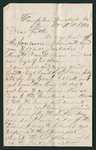 Letter from Thomas S. Armstrong to William Armstrong