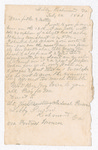 Letter from Thomas S. Armstrong to William Armstrong and Jane Armstrong